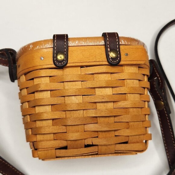 Longaberger Small Saddlebrook Purse Basket - Like New - Picture 2 of 4